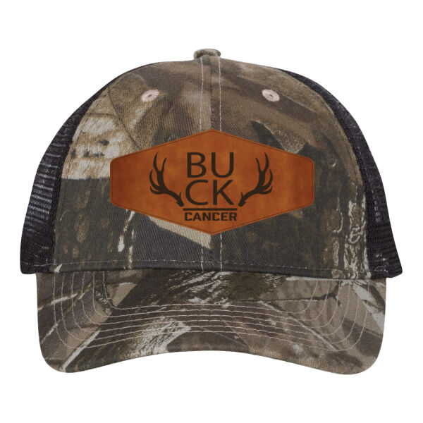 Buck Cancer D1 - Licensed Camo Mesh Back Cap Thumbnail