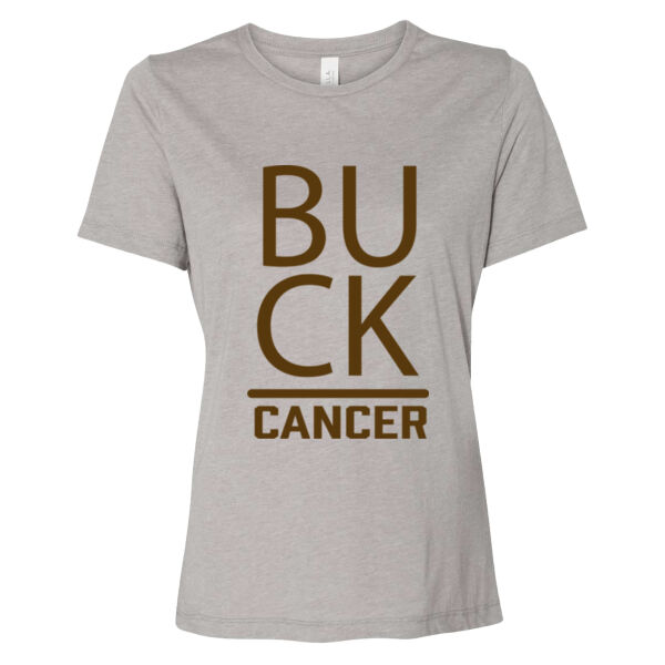 Buck Cancer D3 - Women’s Relaxed Fit Triblend Tee Thumbnail