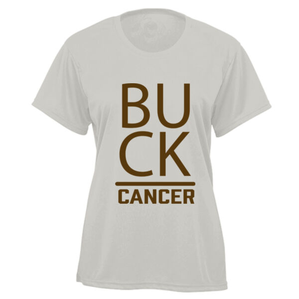 Buck Cancer D3 - Women’s Performance T-Shirt Thumbnail