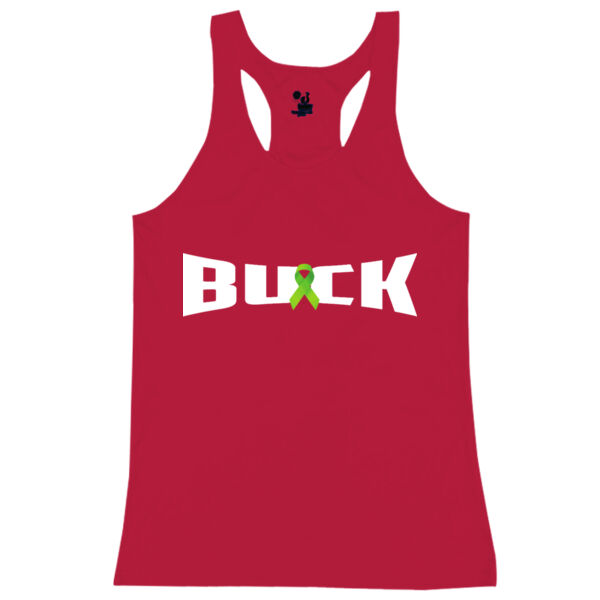 Support Buck Cancer D3 - Women’s B-Core Racerback Tank Top Thumbnail
