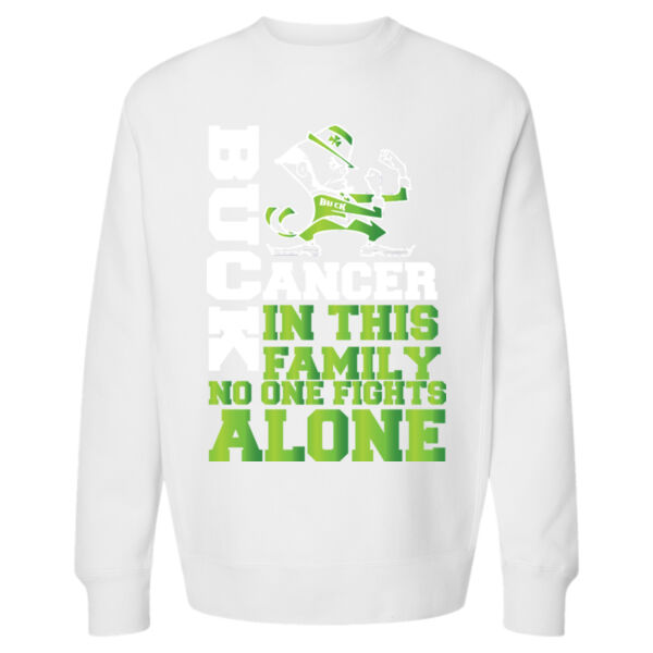 Irish Man Buck Cancer - Legend - Premium Heavyweight Cross-Grain Crewneck Sweatshirt Thumbnail